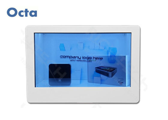 Porcellana 65&quot; video vetrina dell'esposizione LCD trasparente con il pannello di vetro temperato carta di deviazione standard fornitore