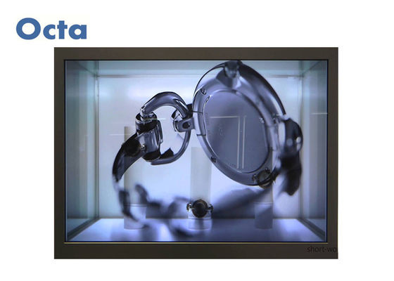 Porcellana Vetrina trasparente verticale del display a cristalli liquidi di Digital con vetro temperato fornitore